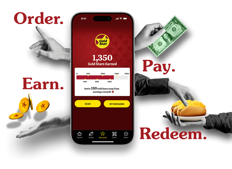 Order. Pay. Earn. Redemm.